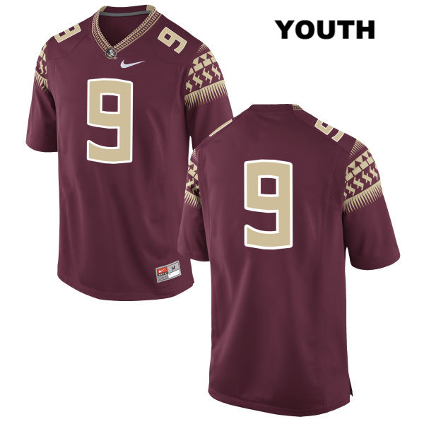 Youth NCAA Nike Florida State Seminoles #9 Jacques Patrick College No Name Red Stitched Authentic Football Jersey AXE4369BS